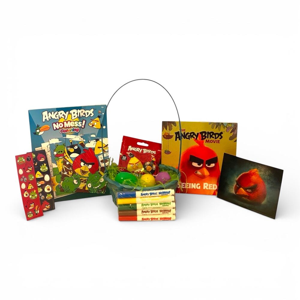 Angry Birds Kids Easter Basket – Activity Bundle for Boys